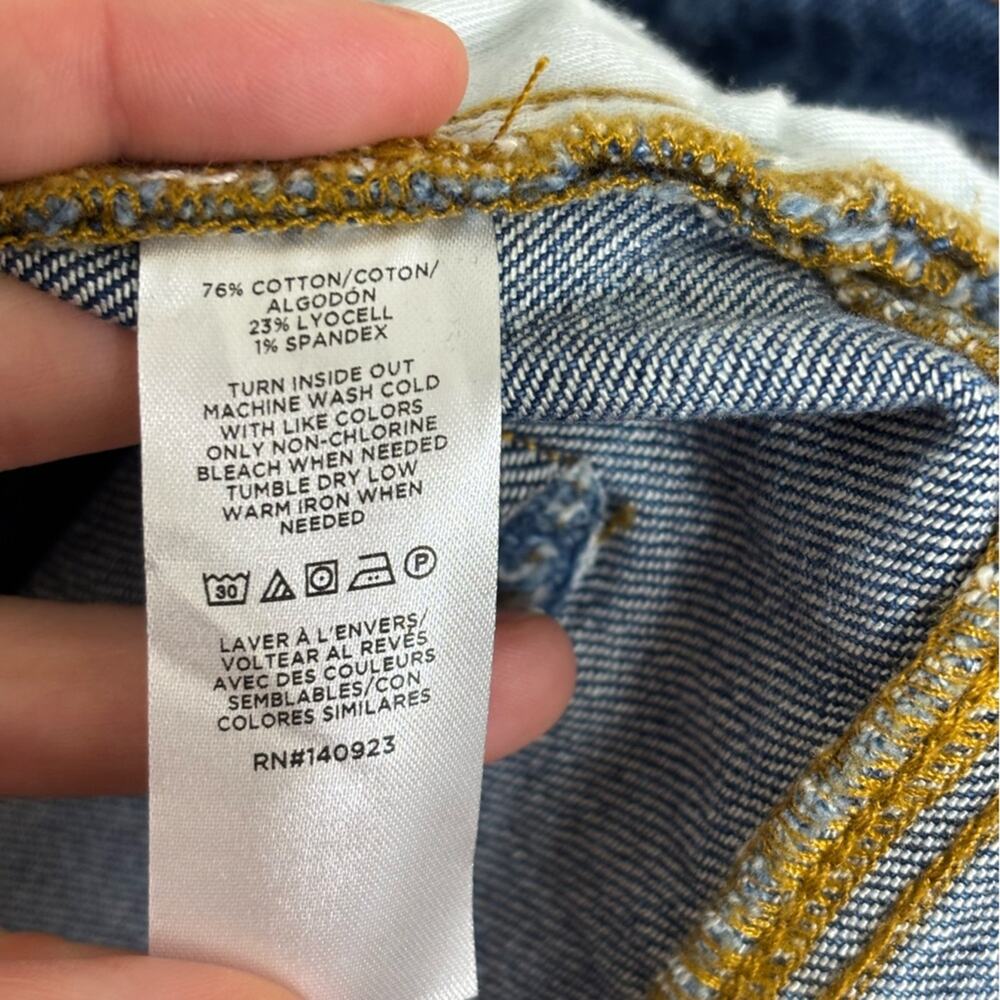 NEW LOFT High Rise Wide Leg Jeans in Vintage Dark Wash - Size 29/8 - Picture 7 of 8
